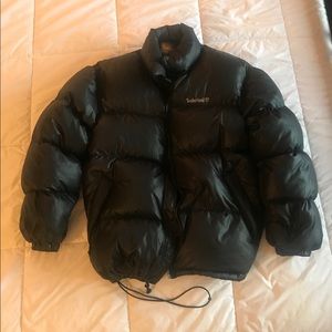 Men’s Black Timberland Down Puffer Coat Sz. L